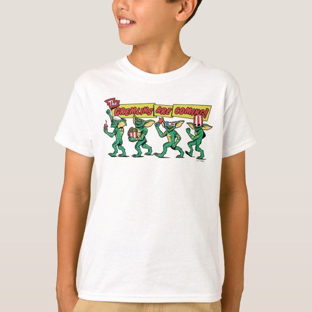 Camiseta Los Gremlins™ Están Llegando (Anverso)