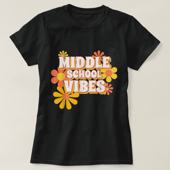 Camiseta Los Groovy Vibes De La Escuela Secundaria Regresan (Diseño del anverso)