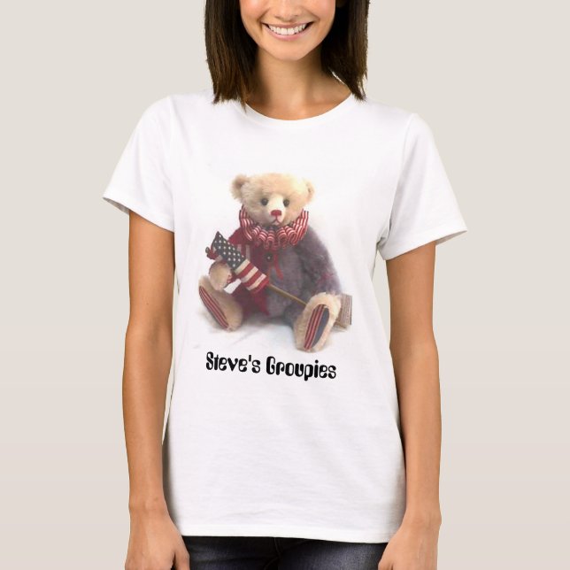 Camiseta Los groupies de Steve (Anverso)