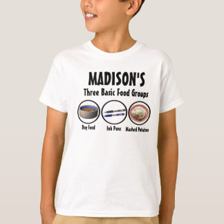 Camiseta Los grupos de alimentos de Madison