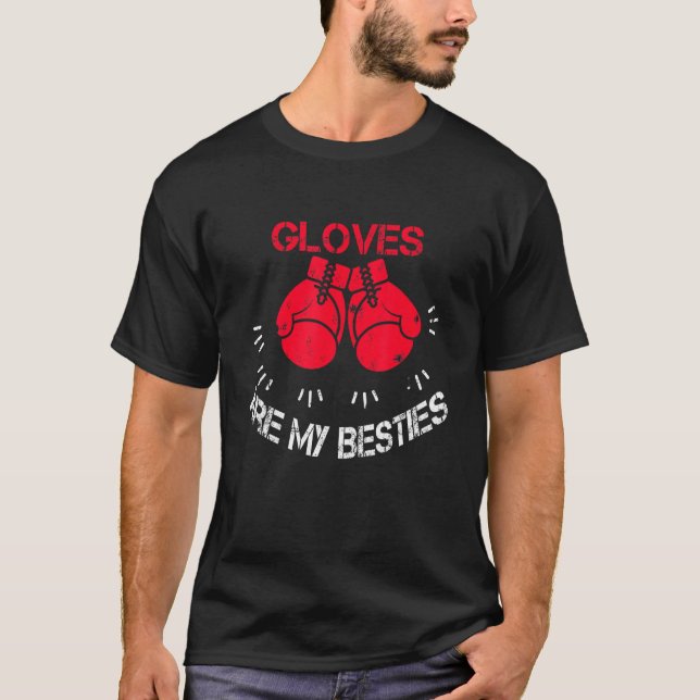 Camiseta Los guantes son mis guantes de boxer (Anverso)