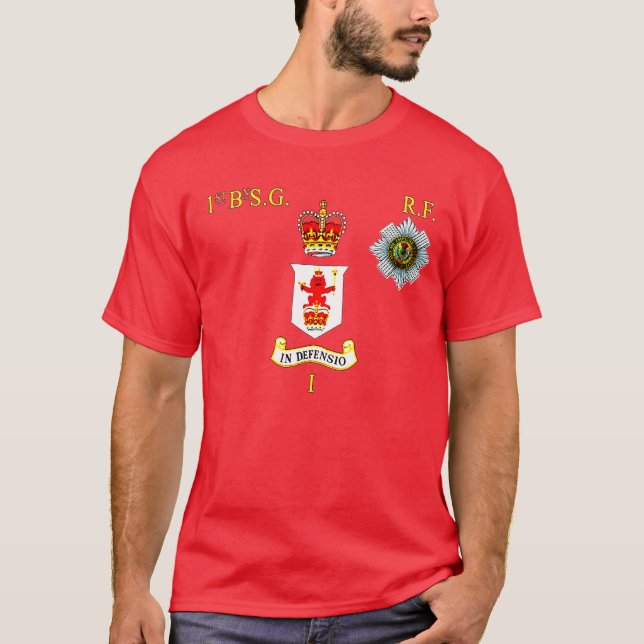 Camiseta los guardias escoceses de los 1ros bn enderezan la (Anverso)