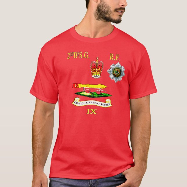Camiseta los guardias escoceses de los 2dos bn enderezan la (Anverso)