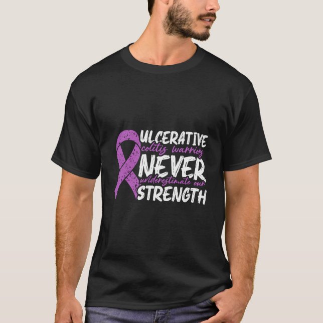 Camiseta Los Guerreros De La Colitis Ulcerosa Nunca Subesti (Anverso)