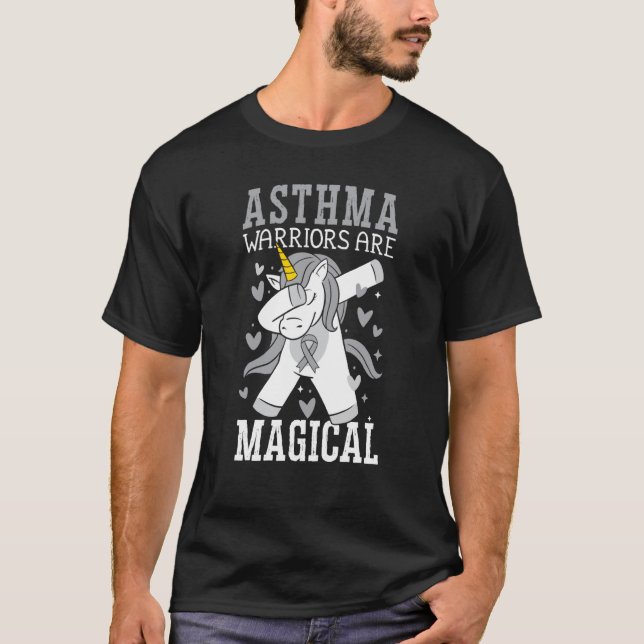Camiseta Los Guerreros Del Asma Son La Unidad Mágica De Res (Anverso)