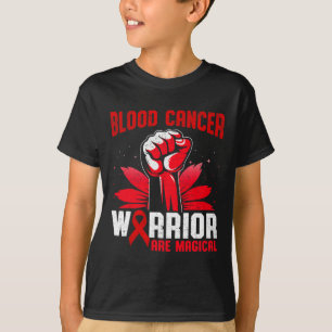 Camiseta Los Guerreros Del Cáncer De Sangre Son Cinta Roja