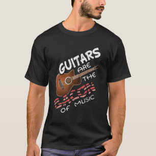 Camiseta Los guitares son el bastón de la música y la guita