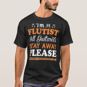 Camiseta Los guitaristas flautistas se alejan de Flaute Pla