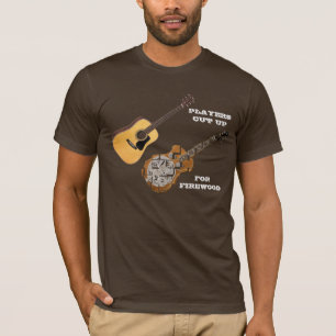 CAMISETA LOS GUITARRISTAS CORTARON LOS DOBROS PARA LA LEÑA