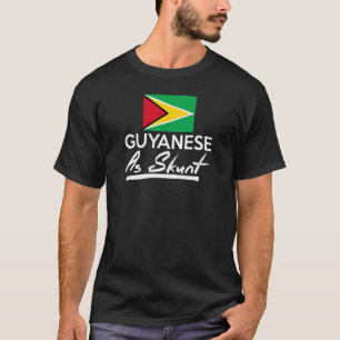 Camiseta Los guyaneses como un cricket burdo de Guyana