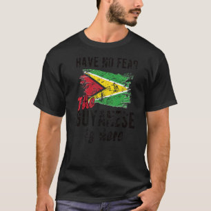 Camiseta Los Guyaneses Están Aquí Guyana Bandera Raíces Guy