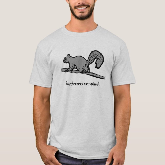 Camiseta Los habitantes del sur comen ardillas (Anverso)