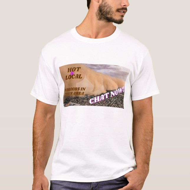 Camiseta Los Haboobs en tu área  (Anverso)
