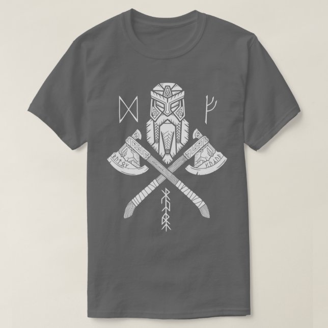 Camiseta Los hachas de los enanos (Diseño del anverso)