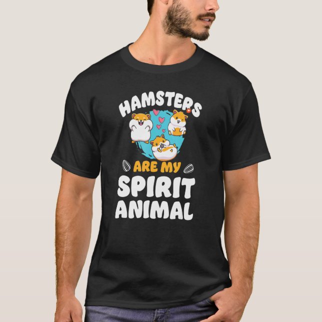 Camiseta Los Hamsters de Hamster son mi animal espiritual (Anverso)