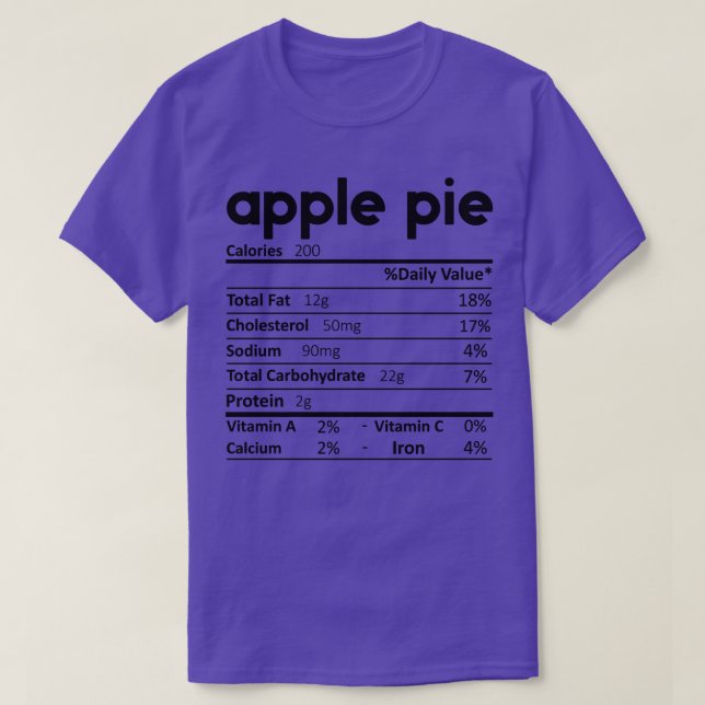 Camiseta Los hechos de nutrición dan un disfraz divertido d (Diseño del anverso)
