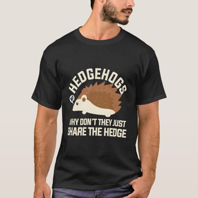 Camiseta Los Hedgeogs Por Qué No Sólo Comparten La Garganta (Anverso)