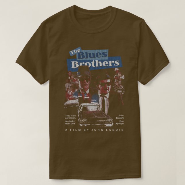 Camiseta Los hermanos Blues1 (Diseño del anverso)
