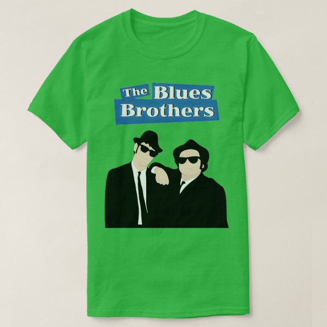 Camiseta Los hermanos Blues 8 (Diseño del anverso)