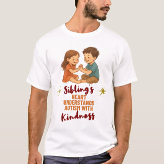 Camiseta Los hermanos del corazón entienden el autismo con 