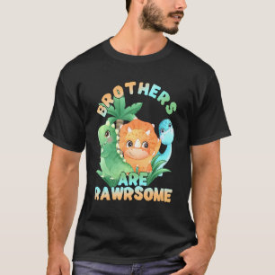 Camiseta Los Hermanos Dinosaurios Son Hermanos Rawr Rawr Ra