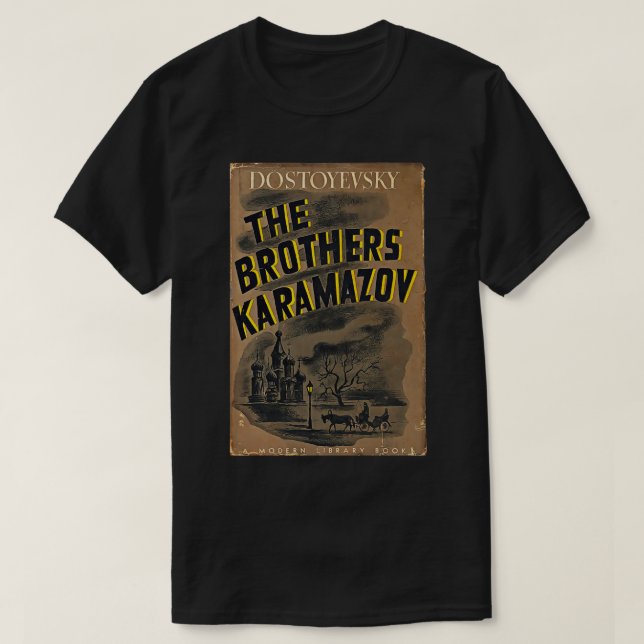 Camiseta Los hermanos Karamazov (Diseño del anverso)