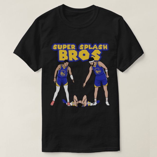 Camiseta los hermanos splash del baloncesto (Diseño del anverso)