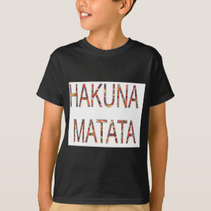 Camiseta Los hermosos colores de la cosecha africana Hakuna