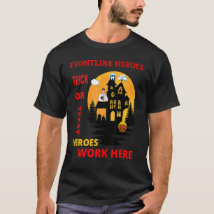 Camiseta Los Héroes De Frontline Trick O Tremendos Héroes T