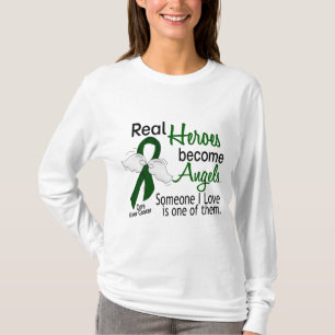 Camiseta Los héroes hacen cáncer de hígado de los ángel