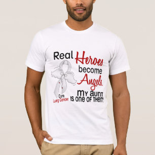 Camiseta Los héroes hacen cáncer de la tía pulmón de lo