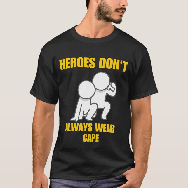 Camiseta Los héroes no siempre usan cabovers (Anverso)