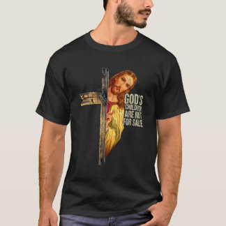 Camiseta Los Hijos De Dios No Están A La Venta Cruzando Jes