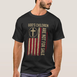 Camiseta Los Hijos De Dios No Están A La Venta Funn Bandera