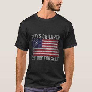 Camiseta Los Hijos De Dios No Están A La Venta Patriótica B