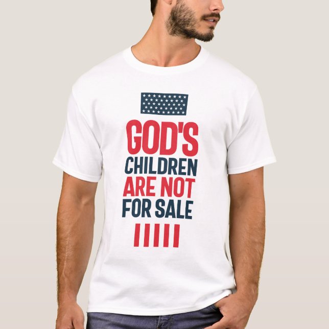 Camiseta Los hijos de Dios no están en venta (Anverso)