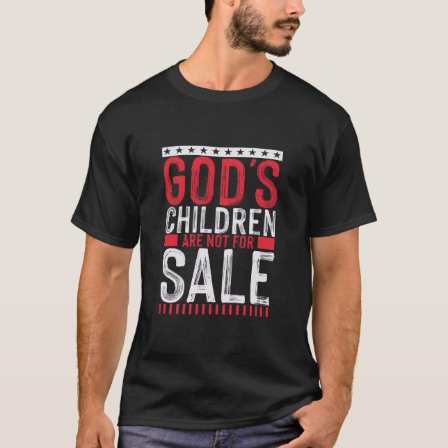 Camiseta Los hijos de Dios no están en venta (Anverso)