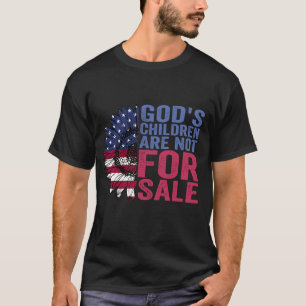 Camiseta Los hijos de Dios no están en venta Flor patriótic