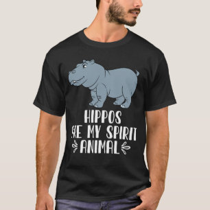 Camiseta Los hipopótamos son mi animal espiritual