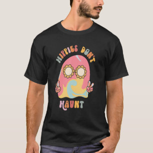 Camiseta Los hippies no molestan a la chica Hippie Ghost Ha