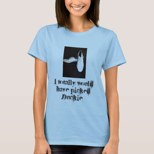 Camiseta ¡los holgazanes blancos, habría escogido (Anverso)