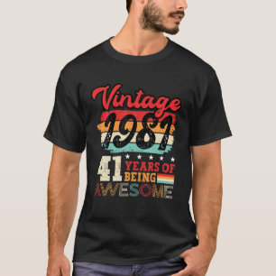 Camiseta Los Hombres 41 Años Idea De Cumpleaños De Guay De