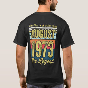 Camiseta Los hombres 48 años El hombre el mito la leyenda A