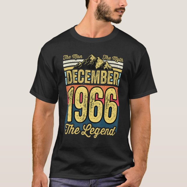 Camiseta Los hombres 55 años El hombre el mito la leyenda D (Anverso)