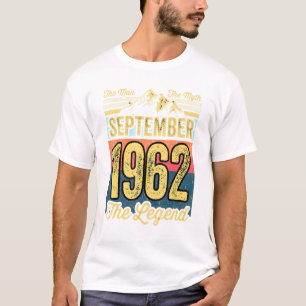 Camiseta Los Hombres 59 Años El Hombre El Mito La Leyenda S
