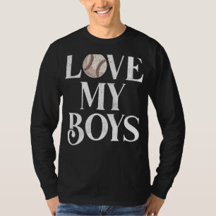 Camiseta Los hombres a los que amo a mis hijos de softball