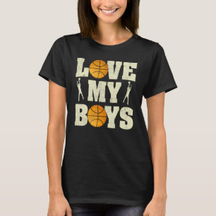 Camiseta Los hombres a los que amo a mis niños en Netball p