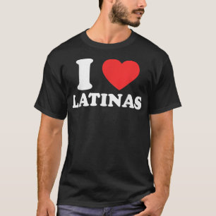Camiseta Los hombres a los que me encanta corazón latinas c