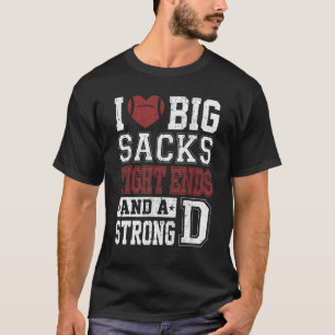 Camiseta Los Hombres A Los Que Me Encantan Los Grandes Saco