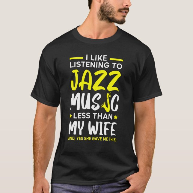 Camiseta Los Hombres A Los Que Me Gusta Escuchar Música De  (Anverso)